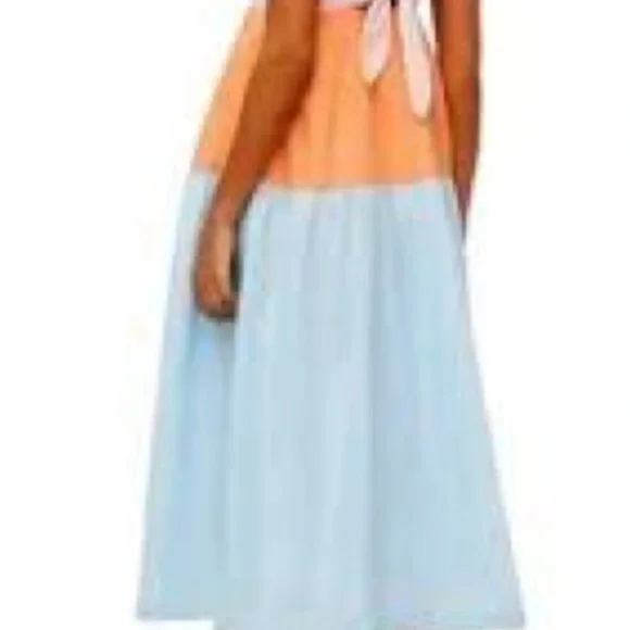 Ladies J crew summer dress - Pink, Orange, and Blue - Picture 5 of 5